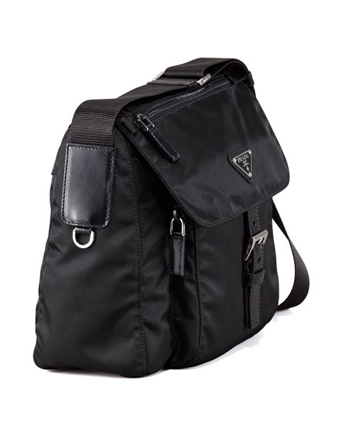 prada vela flap front messenger bag|Prada Vela Flap.